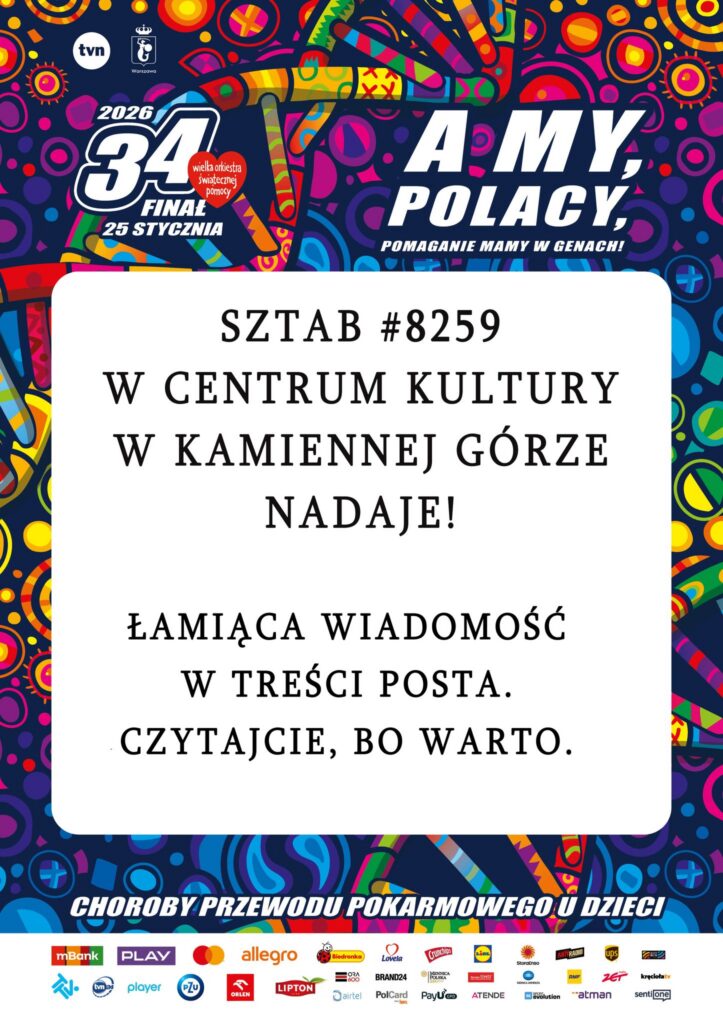 34. Finał WOŚP – Breaking News !