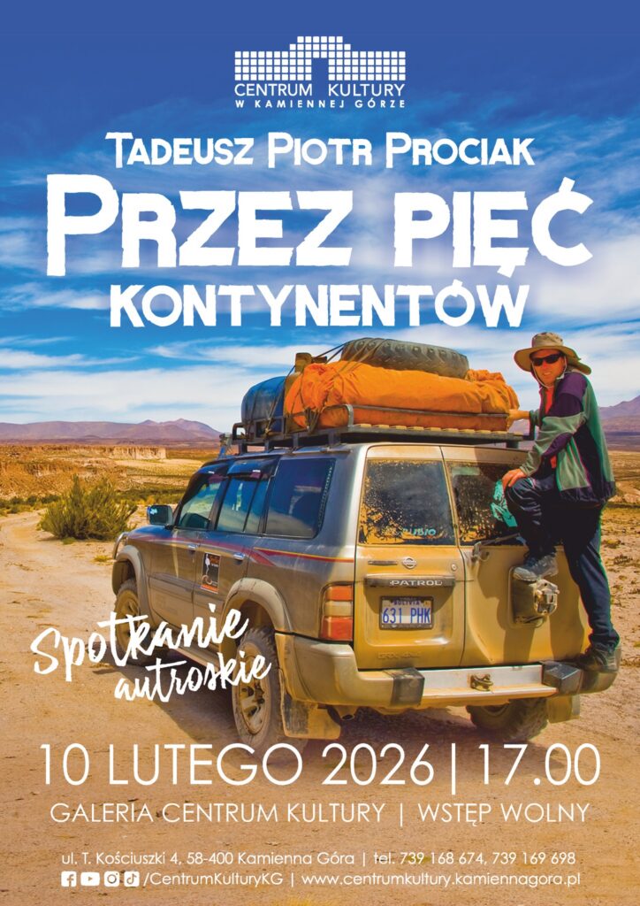 Spotkanie autorskie pt. „Przez pięć kontynentów” z Tadeuszem Prociakiem