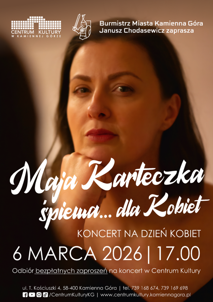 Maja Karteczka śpiewa… dla KOBIET. Koncert na dzień kobiet.