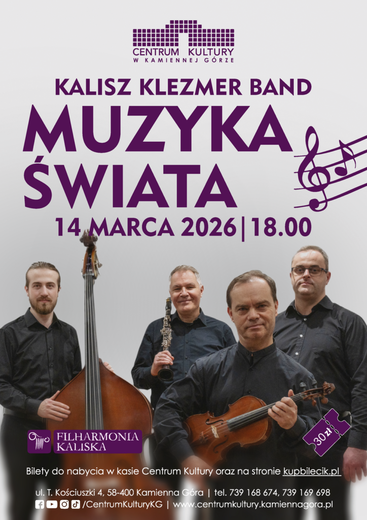 Koncert Zespołu KALISZ KLEZMER BAND pt. „Muzyka Świata”