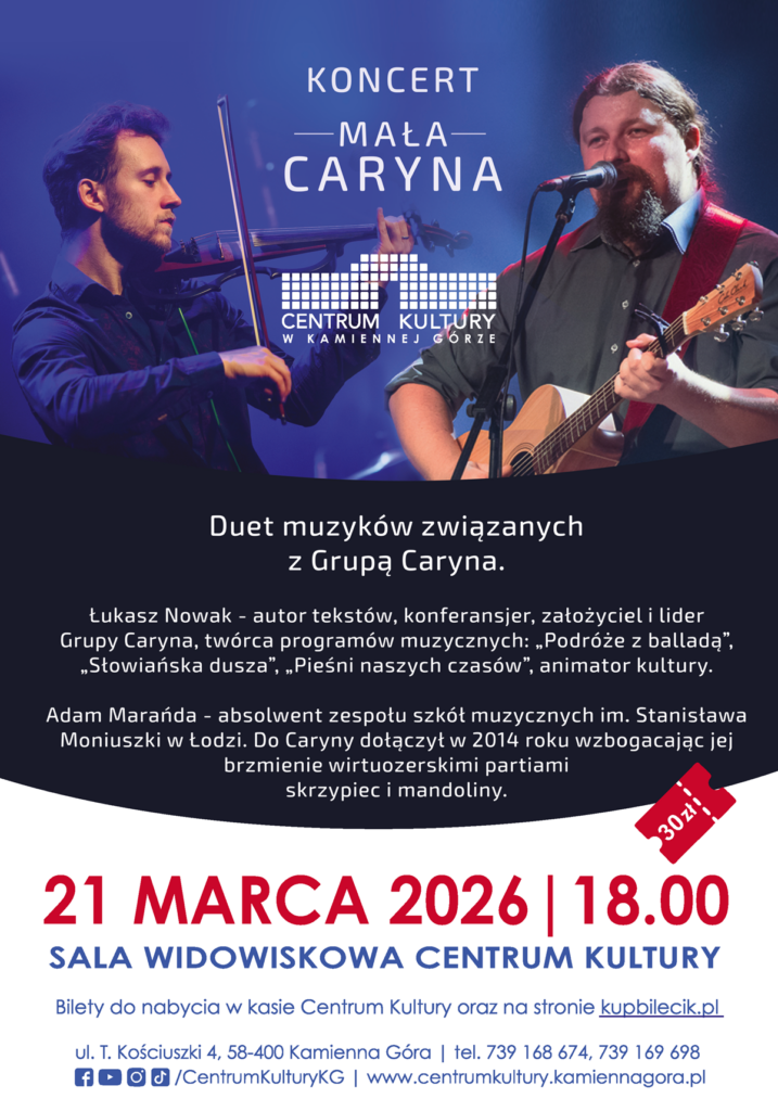 Koncert zespołu MAŁA CARYNA