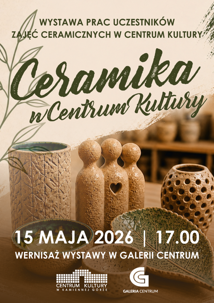 Wernisaż wystawy prac uczestników zajęć ceramicznych w Centrum Kultury