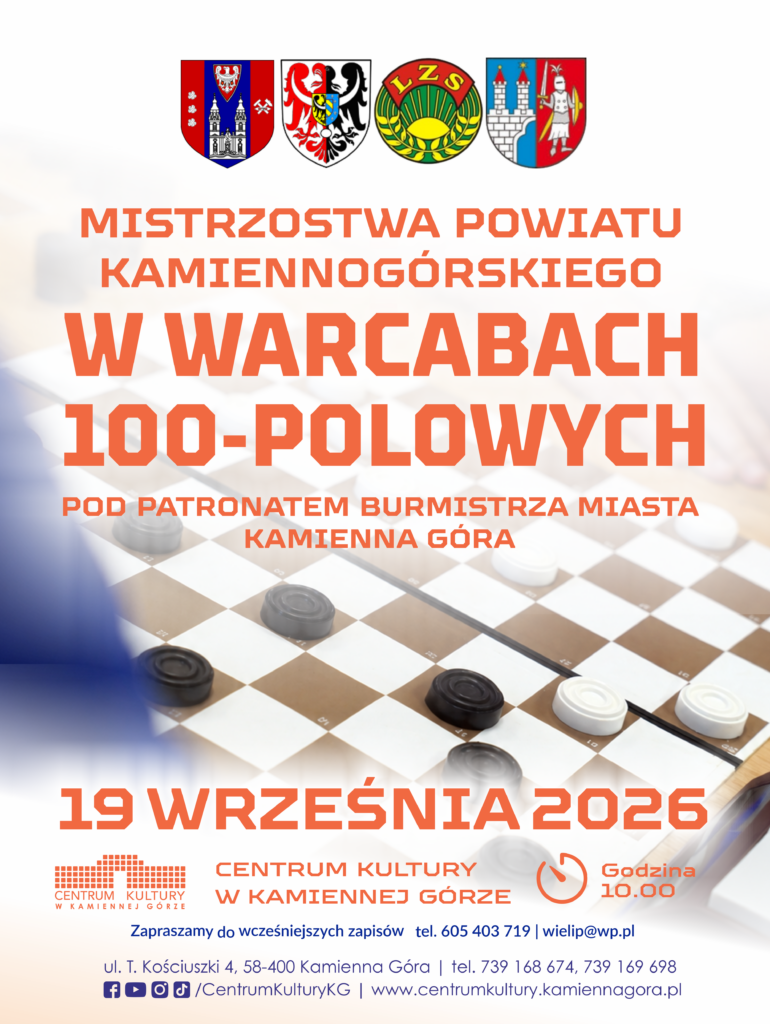 Mistrzostwa Powiatu Kamiennogórskiego w Warcabach 100-polowych
