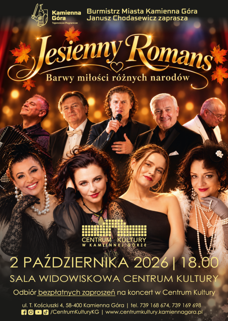 Koncert „Jesienny Romans – Barwy Miłości Różnych Narodów”