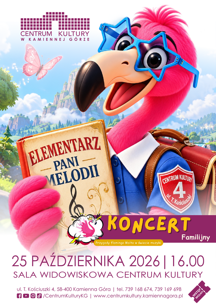 ELEMENTARZ PANI MELODII – koncert familijny z Flamingiem Molto